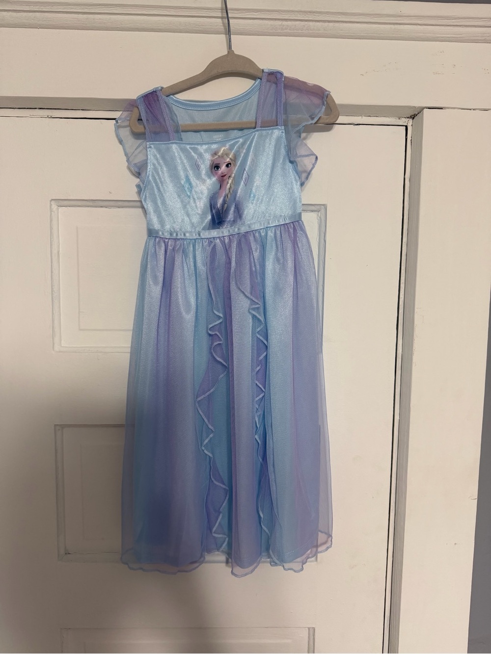 Disney Frozen Light Blue & Lavender Toddler Dress
